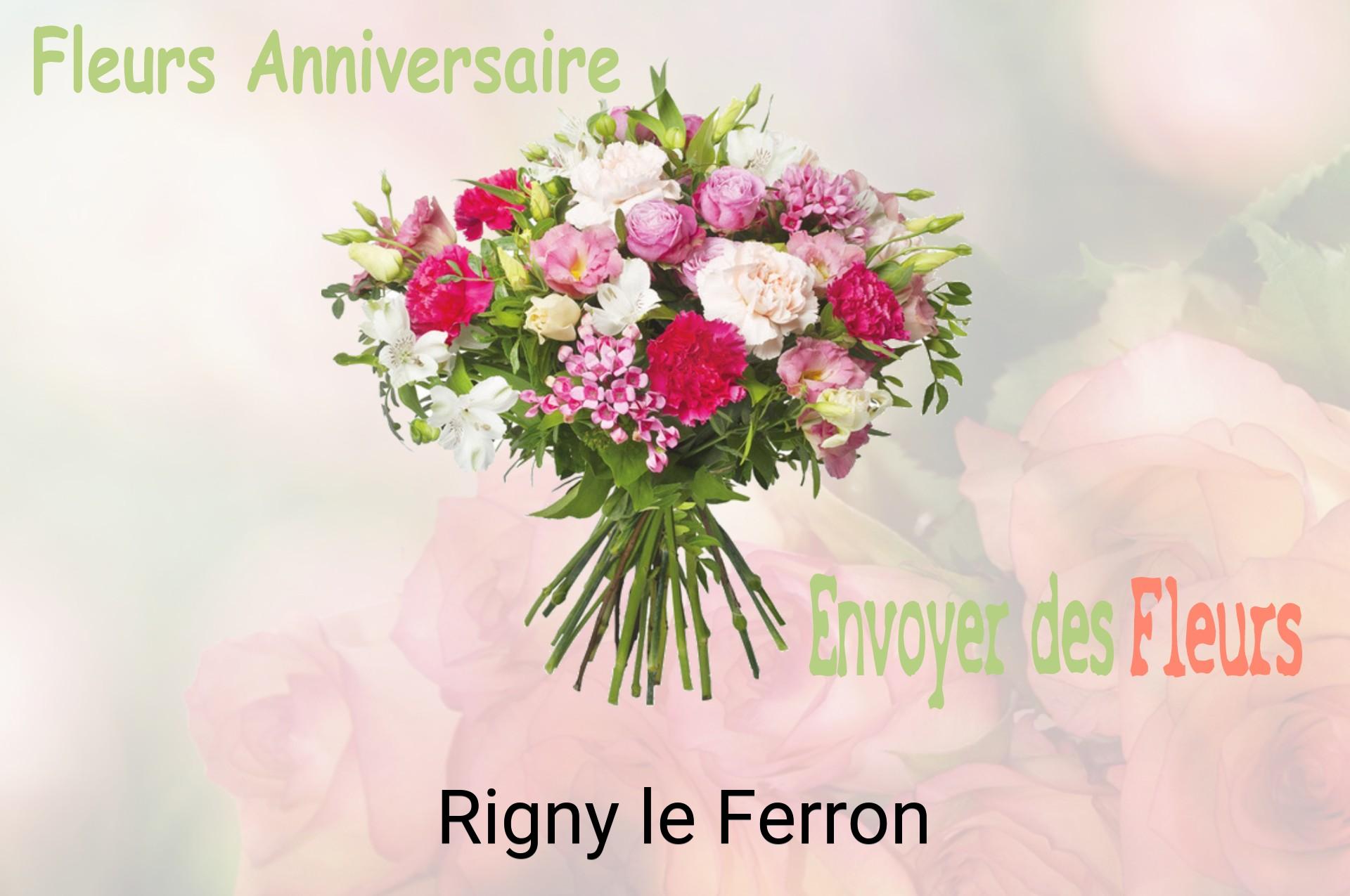 Bouquet de fleurs d’anniversaire livré à Rigny-le-Ferron